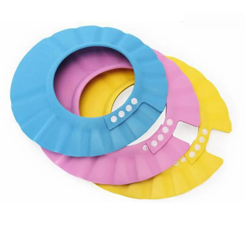 Shemen - Safe Shampoo Shower Bathing Bath Protect Soft Cap Hat For Baby Wash Hair Shield Bebes Children Bathing Shower Cap Hat Kids
