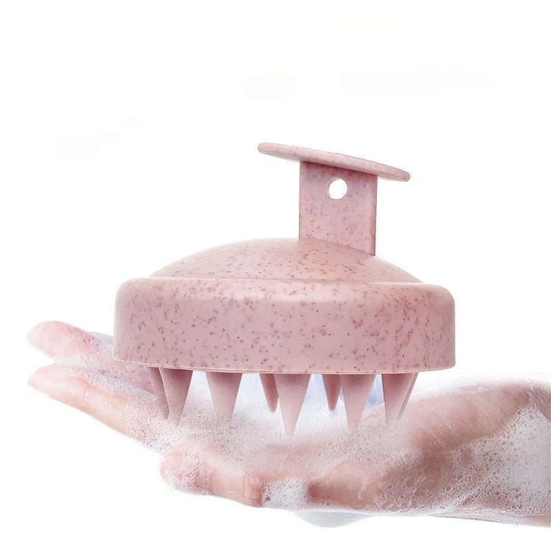 Shemen - Silicone Shampoo Brush Head Scalp Massage Comb