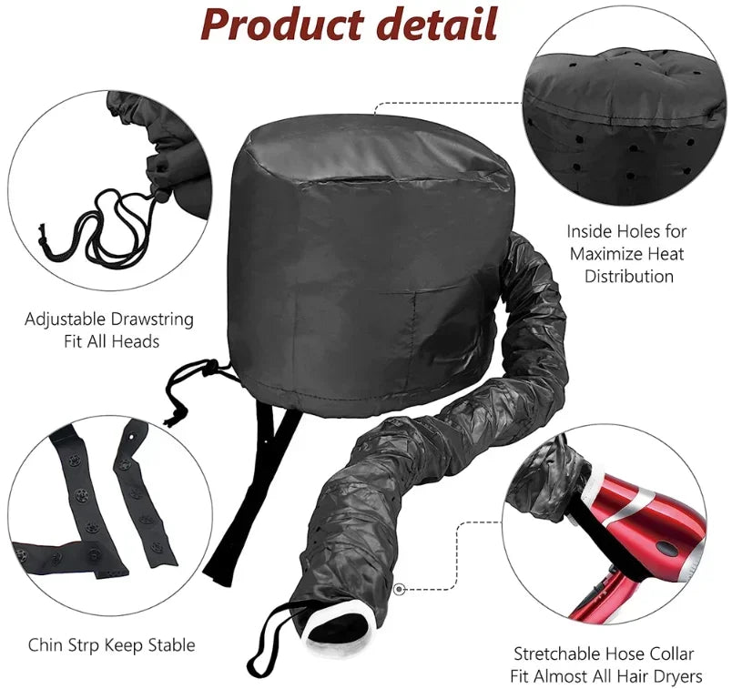Shemen - 1pc Styling Drying Hat Hair