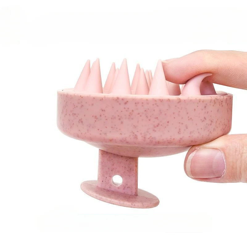Shemen - Silicone Shampoo Brush Head Scalp Massage Comb