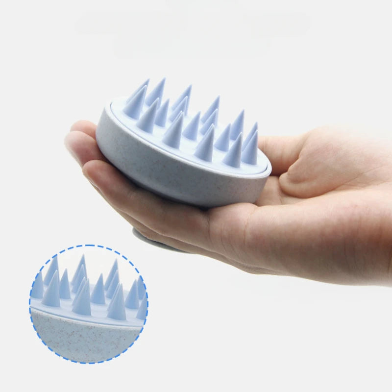 Shemen - Silicone Shampoo Brush Head Scalp Massage Comb